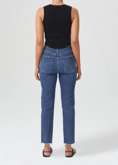 AGOLDE Riley Crop: Escape | Jean Theory: