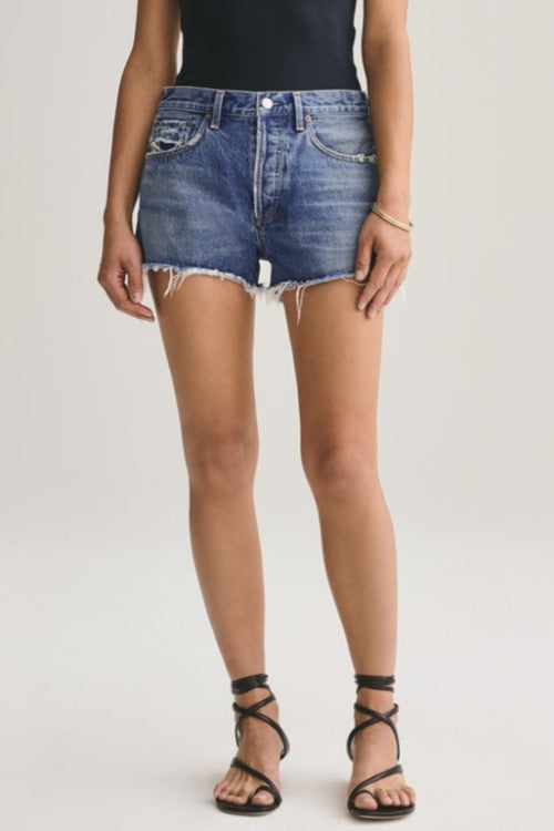 Agolde Parker Vintage Loose Fit Cut Off Shorts AGOLDE Parker Short