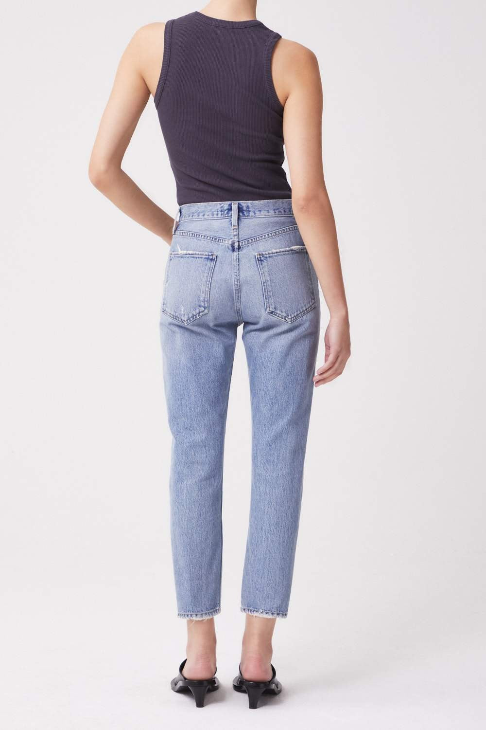 Bassike classic discount crop jean