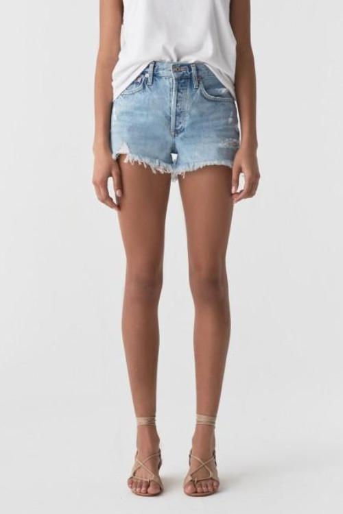 AGOLDE Parker Vintage Loose Cut Off Shorts Jean Theory