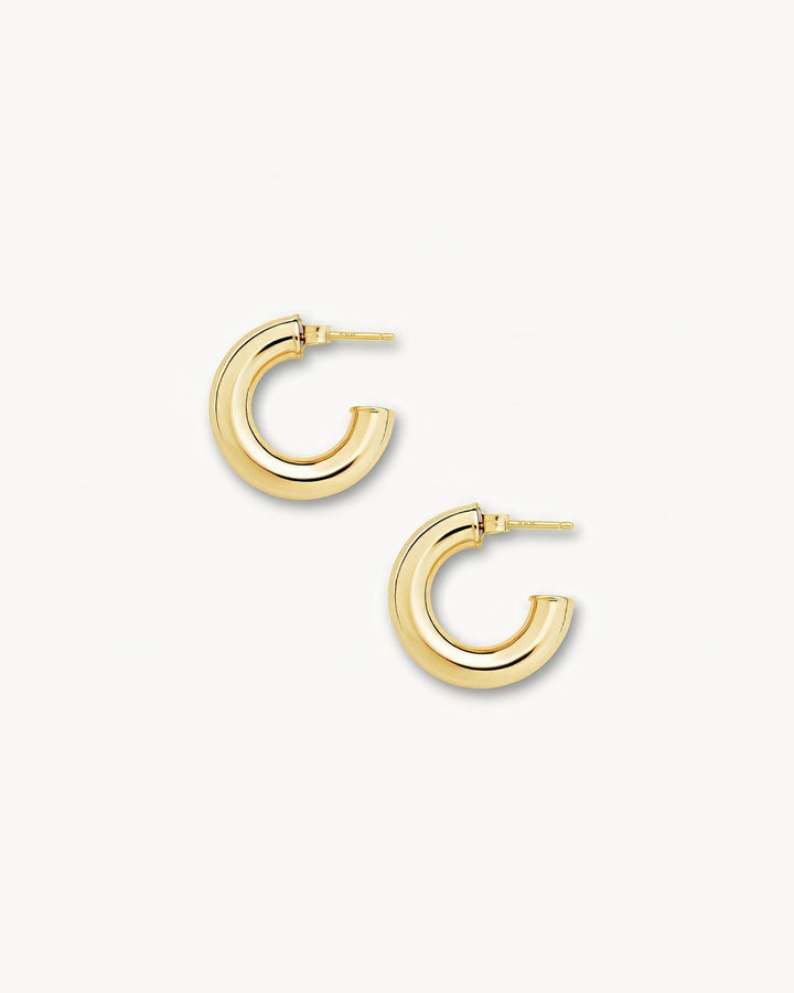 .75" Perfect Hoops: Gold