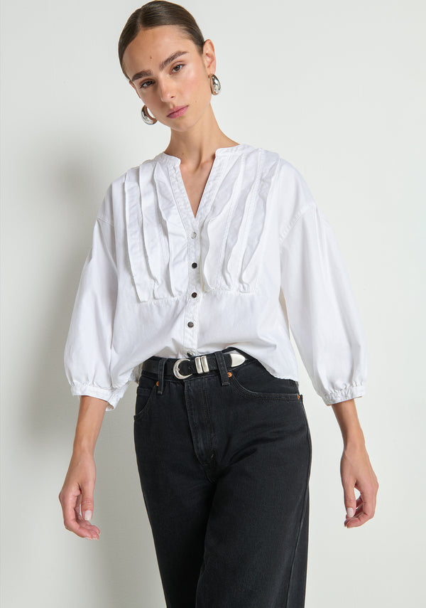 Amelia Ruffle Shirt | Jean Theory: