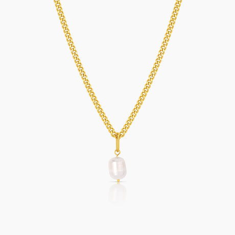 Colette Pearl Curb Necklace