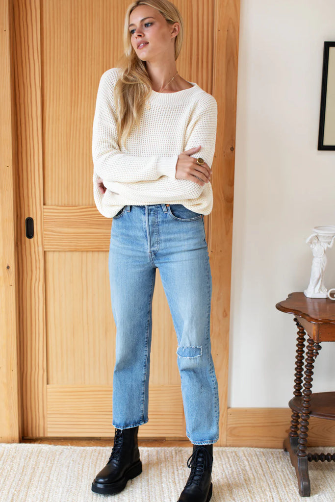 Emerson Fry Daily Sweater: Ivory