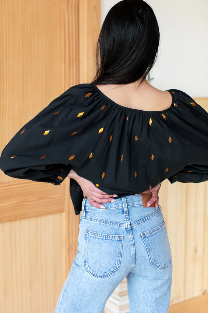 Emerson Fry Frances: Gold Leaf Black