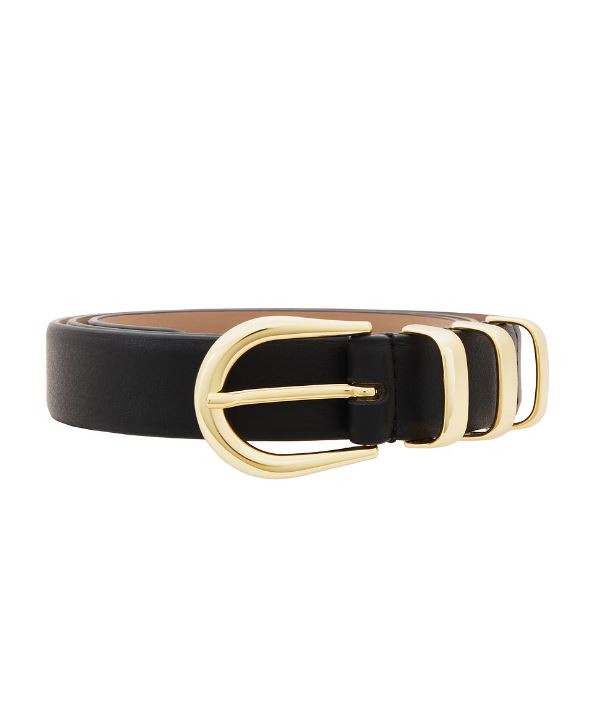 Roller belt / gold ×black | ZOE