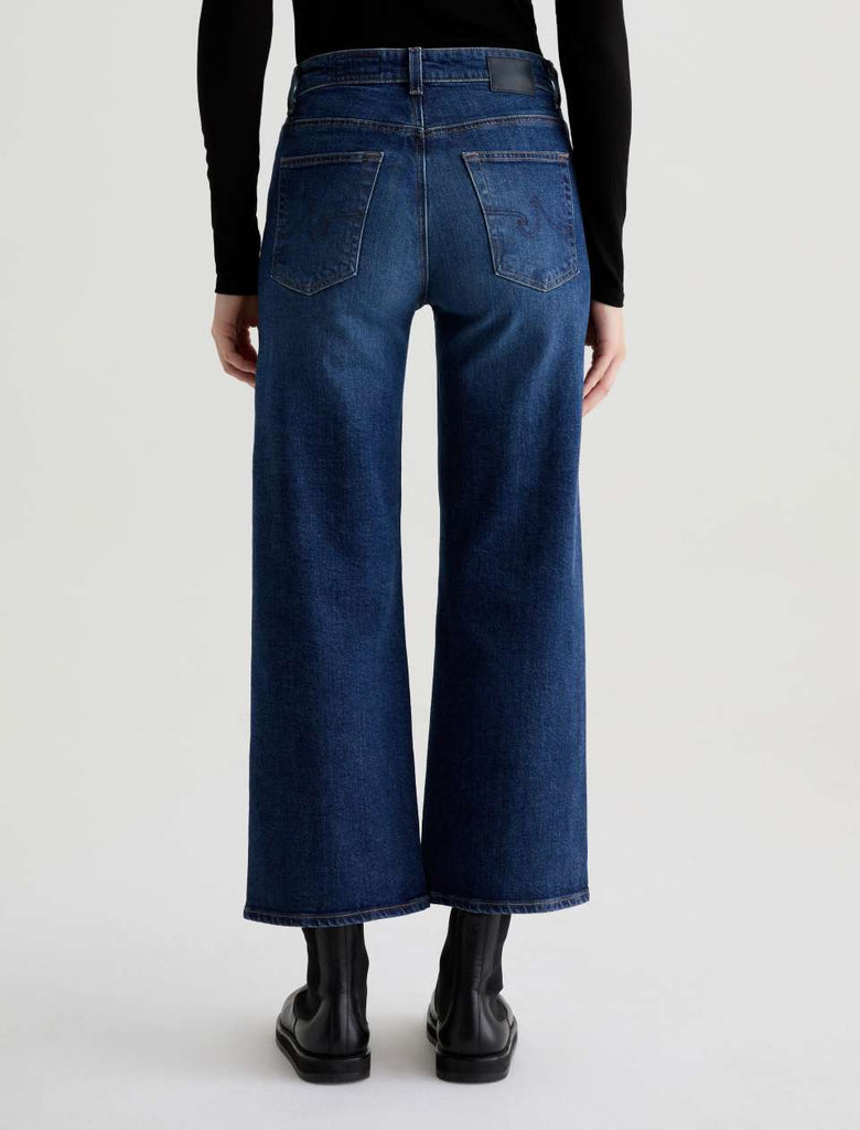 AG Saige Wide Leg Crop: Veiled