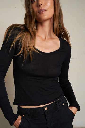 Angie Jersey Long Sleeve Tee