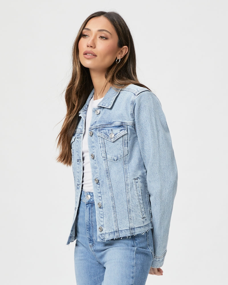 Paige Rowan Jacket: Leela Distressed