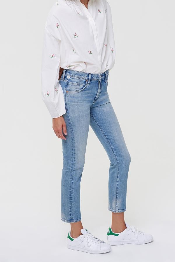 Citizens of humanity elsa mid rise slim fit on sale crop