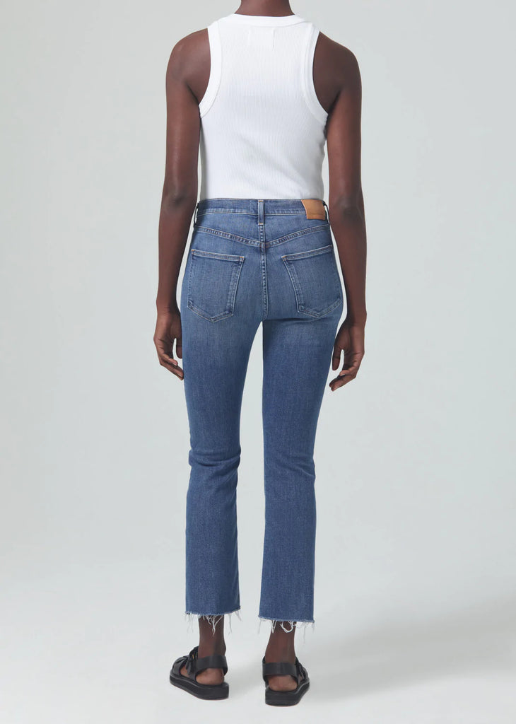 Citizens of Humanity Isola Cropped Boot: Lawless