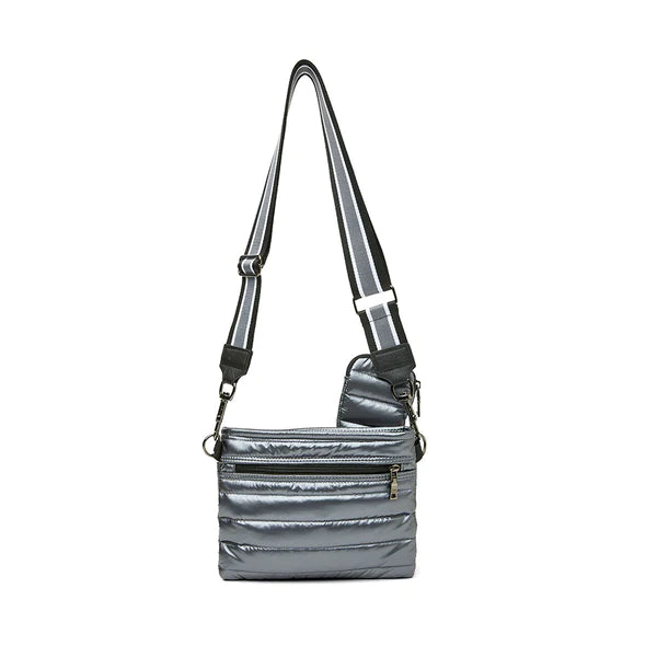 Think Royln Downtown Crossybody: Pearl Grey