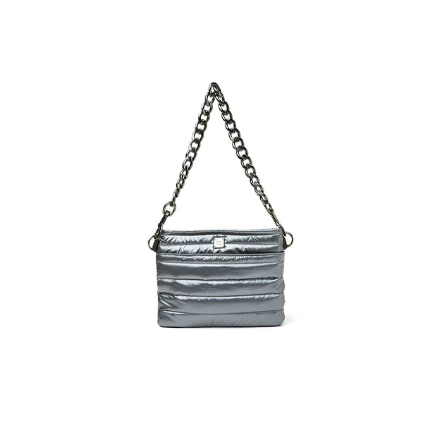 Think Royln Downtown Crossybody: Pearl Grey
