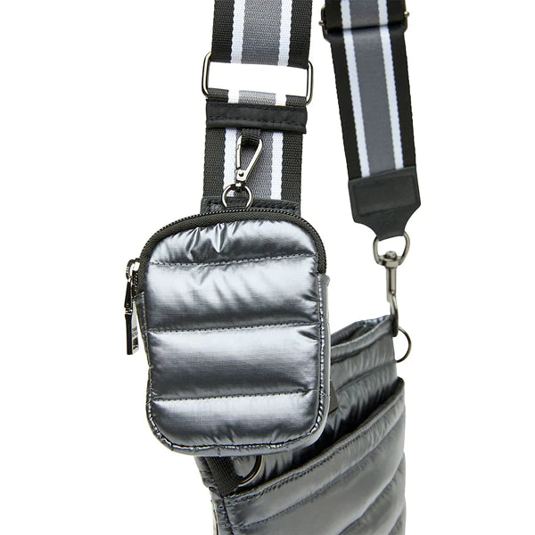 Think Royln Downtown Crossybody: Pearl Grey