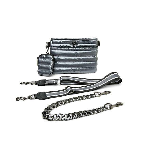 Think Royln Downtown Crossybody: Pearl Grey