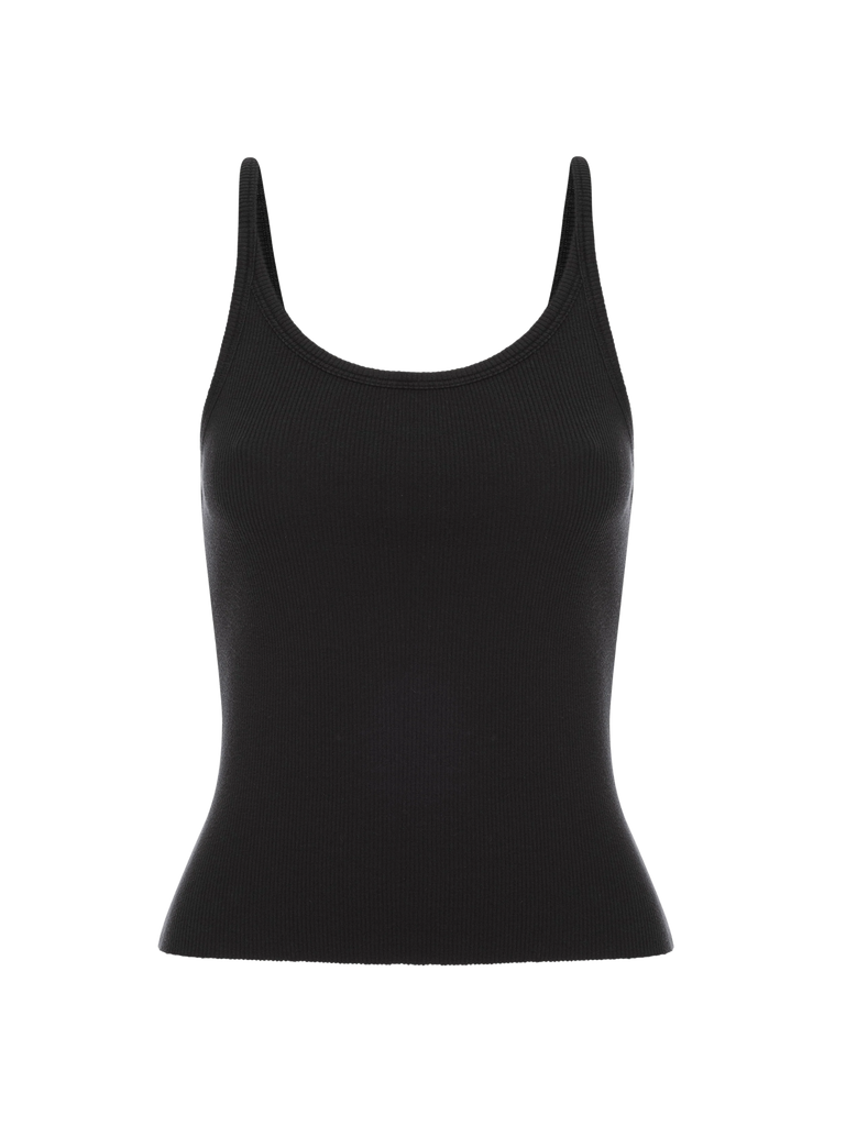 Nation Erin Scoop Cami: Jet Black
