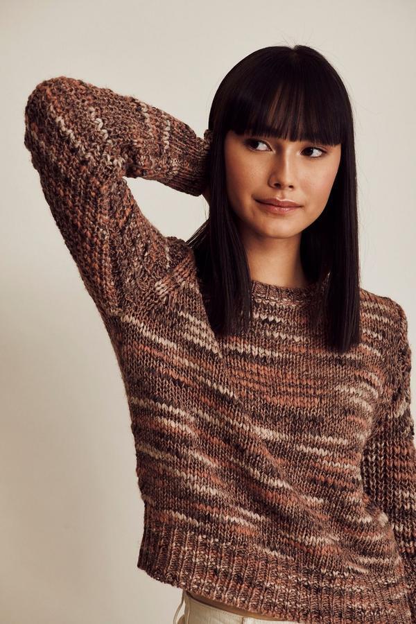 Line the Label Tess Sweater: Amberlite