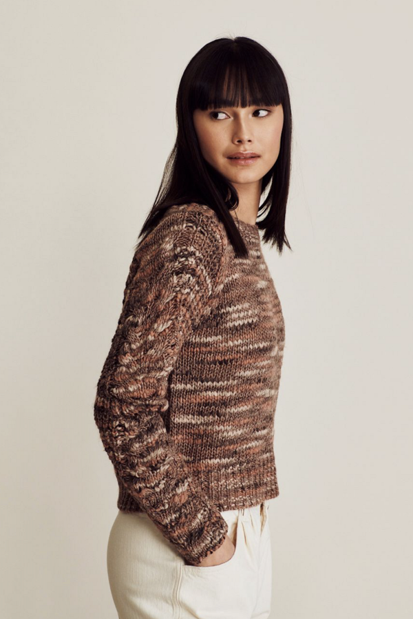 Line the Label Tess Sweater: Amberlite