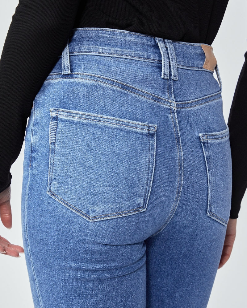 Paige Stella Crop: Seawater Distressed